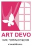 Логотип АРТ-ДЕВО, шторы, плиссе, рулонные шторы, японсике панели, жалюзи, карнизы